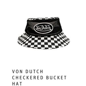 Von Dutch Checkered Bucket Hat